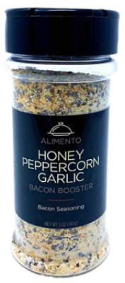 Alimento Bacon Seasoning Honey Peppercorn Garlic Booster - 5 Oz - Image 1