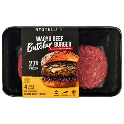 Rastellis Beef Burger Wagyu - 21.32 Oz - Image 1