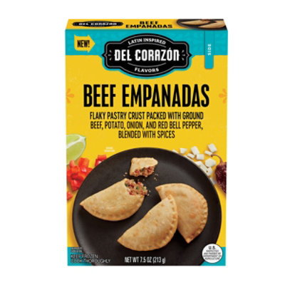 Del Corazon Beef Empanadas - 7.5 Oz - Image 3