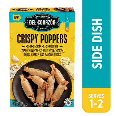 Del Corazon Chicken & Cheese Crispy Poppers - 7 Oz - Image 2