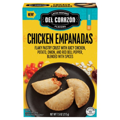 Del Corazon Chicken Empanadas - 7.5 Oz - Image 3