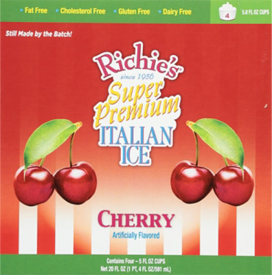 Richie's Italian Ice-cherry 4-pk - 5 Oz - Image 6