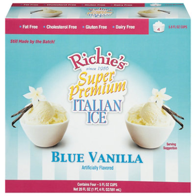 Richie's Italian Ice-blue Vanilla 4 pk - 5 Oz - Image 3