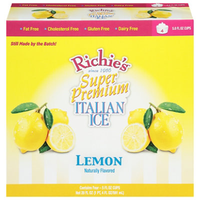 Richie's Italian Ice-lemon 4pk - 5 Oz - Image 3
