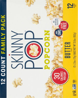 Skinny Pop Popcorn Butter 12pk-2.8oz - 33.6 OZ - Image 6