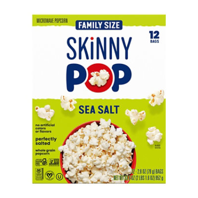 Skinny Pop Popcorn Sea Salt 12pk - 33.6 Oz - Image 3