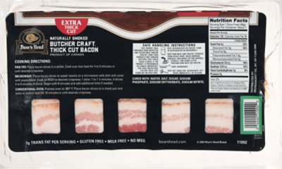 Boar's Head Butcher Craft Thick Cut Bacon - 12 Oz - Image 5
