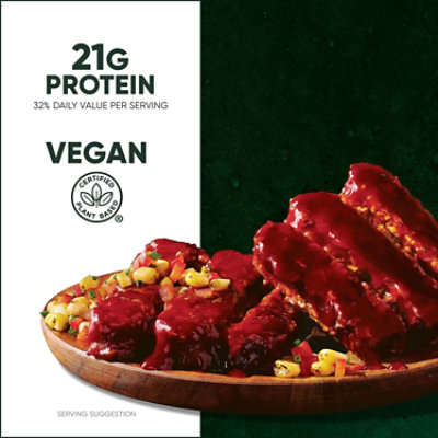 MorningStar Farms Vegan Sauced Riblets Sweet BBQ Vegan Meat 2 Count - 10 Oz - Image 5