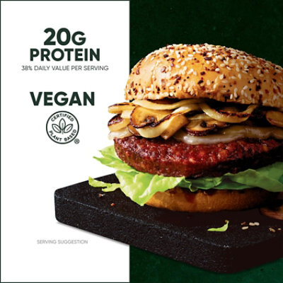 MorningStar Farms Plant Based Veggie Burgers Steakhouse Style Vegan Meat 4 Count - 16 Oz - Image 4