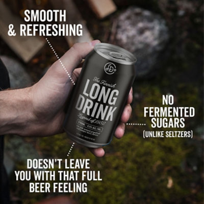 Long Drink Strong Citrus Cocktail - 6 pk -12 Fl. Oz. - Image 2