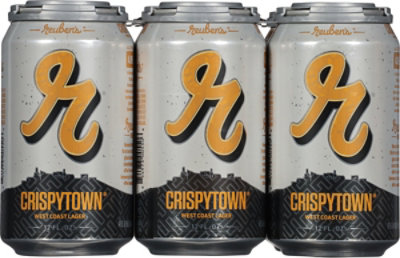 Reuben's Crispytown Lager, 4/6/12oz 72fl Oz In Cans - 6 pk-12 Fl.Oz. - Image 3