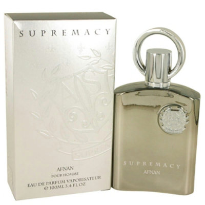 Afnan 3.4 oz Supremacy Silver by Afnan Eau De Parfum Spray for Men - Image 1