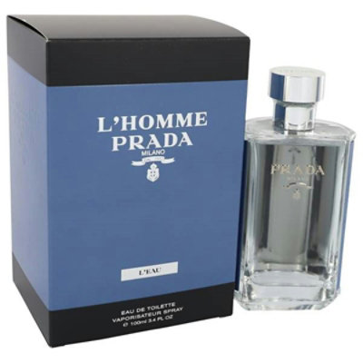 Prada 3.4 oz Lhomme Leau EDT Spray for Men - Image 1