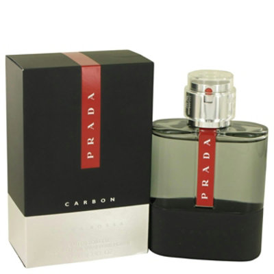 Prada 536935 3.4 oz Luna Rossa Carbon by Prada Eau De Toilette Spray for Men - Image 1