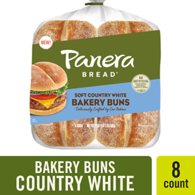 Panera Soft Country White Bakery Buns - 21 OZ - Image 1