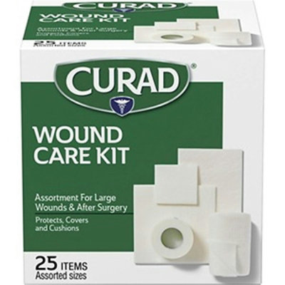 Curad Wound Care Kit, White - Image 1