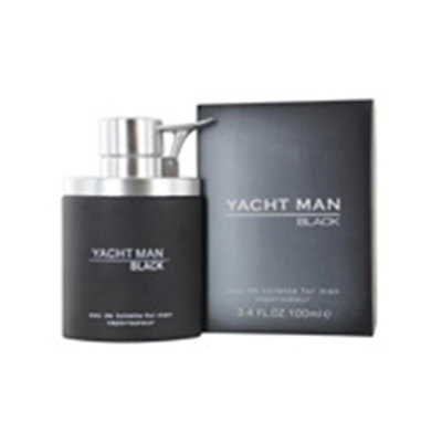 Yacht Man Black By Myrurgia Edt Spray 3.4 Oz - Image 1