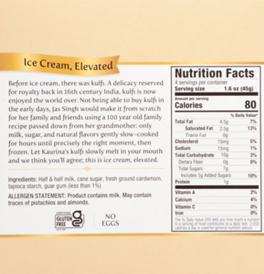 Kaurinas Kulfi Bar Malai - 6.4 Oz - Image 5