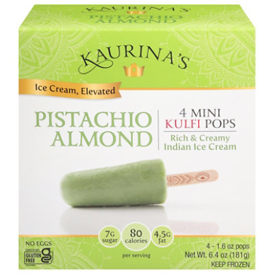 Kaurinas Kulfi Bar Pistachio Almond - 6.4 Oz - Image 1