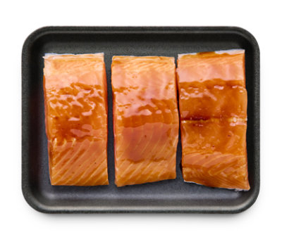 Salmon Fillet with Piri Piri Marinade - 0.5 LB - Image 1