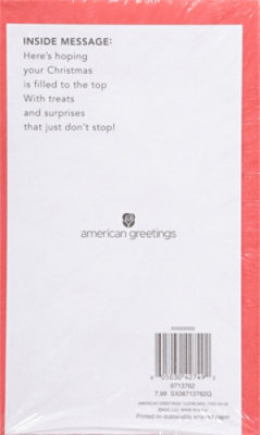 American Greetings Santa Jolly Holiday Wishes Money/Gift Card Holder Christmas Card - Each - Image 4