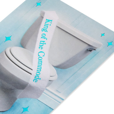 American Greetings Ecomm King of the Commode Father's Day Card - Each - Image 2