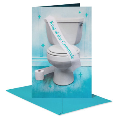 American Greetings Ecomm King of the Commode Father's Day Card - Each - Image 3