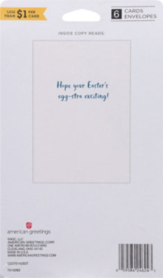 American Greetings Ecomm Easter Egg Patern Card - Each - Image 3