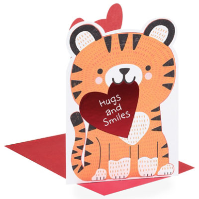 American Greetings Tiger Cub Valentine's Day Card - Each - Image 2