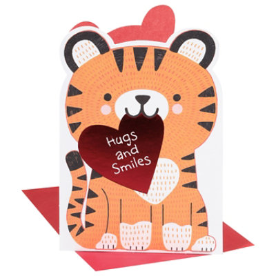 American Greetings Tiger Cub Valentine's Day Card - Each - Image 1