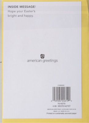American Greetings Bunny on Big Egg Easter Card - Each - Image 3