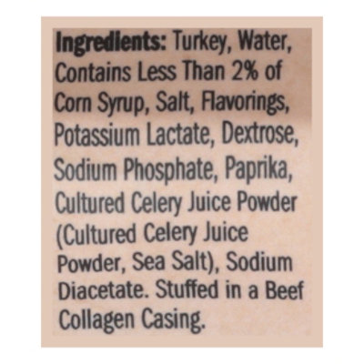 Klements Turkey Smoked Sausage - 12-oz. - Image 4