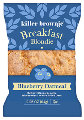 Buttery Blonde Brownie Folded With Whole Blueberries And Chewy Rolled Oats. - 2.25 Oz. - Image 1