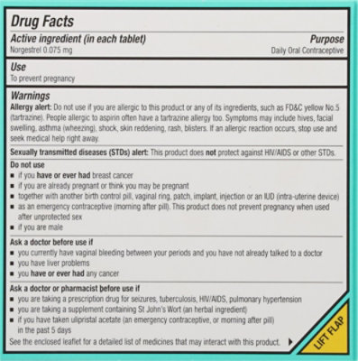 Opill 3 Pk - 84 Count - Image 4