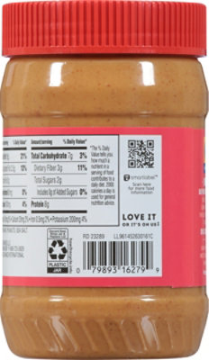 O Organics Old Fashioned Creamy Peanut Butter 16 Ounce - 16 OZ - Image 6