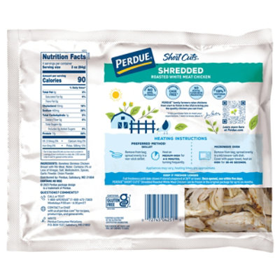 Perdue Nae Fully Cooked Shredded Chicken Short Cuts - 12 Oz - Image 5