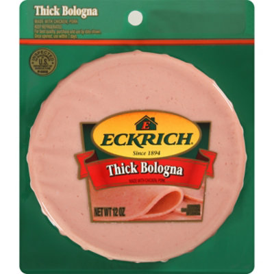 h Thick Sliced Bologna Lunchmeat - 12 Oz - Image 1