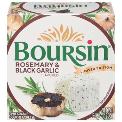 Boursin Rosemary & Black Garlic Cheese Spread - 5.3 OZ - Image 1