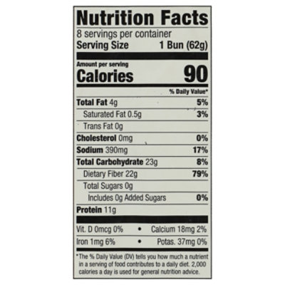 Hero Classic Hamburger Buns - 17.5 Oz - Image 3