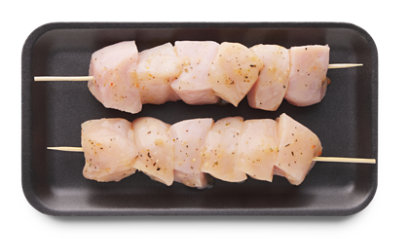 Chicken Satays Wild Garlic Marindate Up To 10% Solution - LB - Image 1