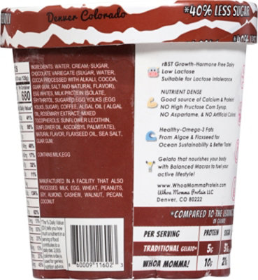 Whoa Momma Gelato Espresso Chocolate - 16 Oz - Image 5