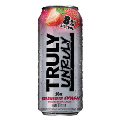 Truly Unruly Strawberry Smash 16 Fl Oz In Cans - 16 FZ - Image 2