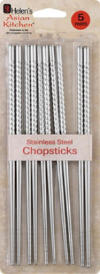 Helen's Chopsticks Ss 5 Pair - Each - Image 2