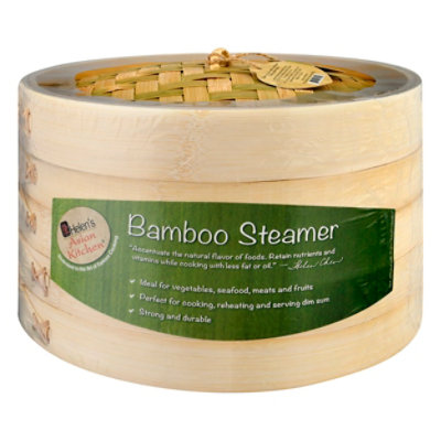 Helen's 10 Inches Bamboo Steamer - Each - Image 3