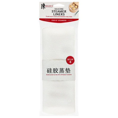Helen's 10 Inches Silicone Steamer Liner - 4 Pack - Image 1