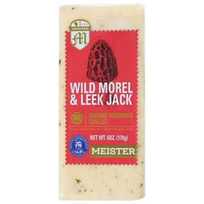 Meister Cheese Company Cheese Jack Morel Leek Wild - 6 Oz - safeway