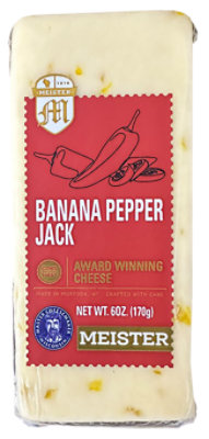 Meister Cheese Company Cheese Jack Banana Pepper - 6 Oz - Image 1