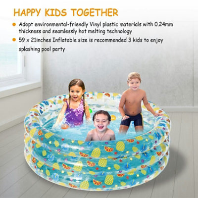 Eggracks by Global Phoenix Large Inflatable Swimming Pool - Versatile Fun in the Sun. - Image 3