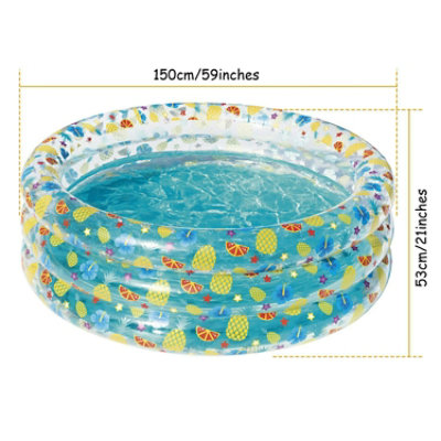 Eggracks by Global Phoenix Large Inflatable Swimming Pool - Versatile Fun in the Sun. - Image 6