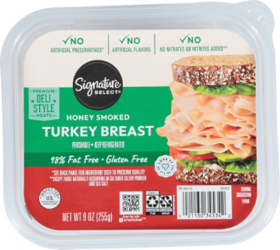 Signatre Select Turkey Honey Deli Style - 9 Oz - Image 1